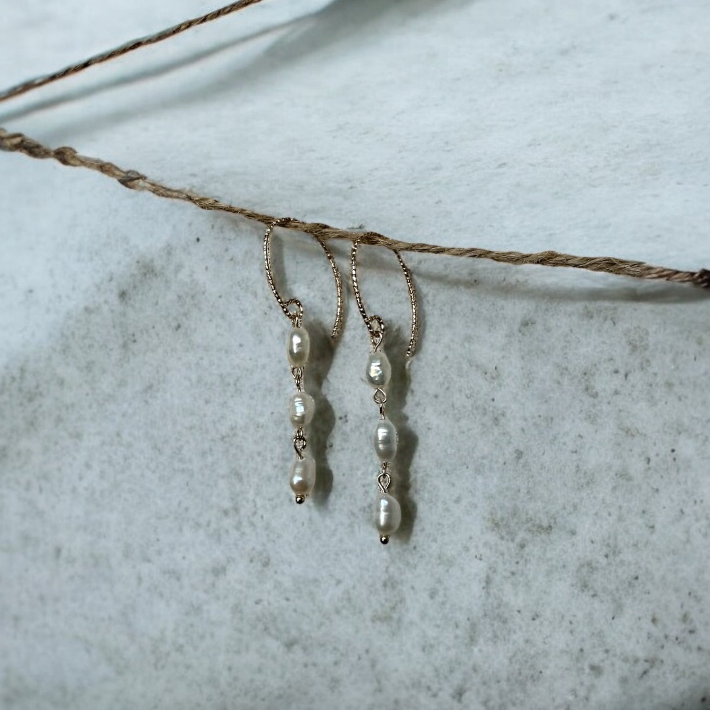 Darling Rice Pearl Earrings