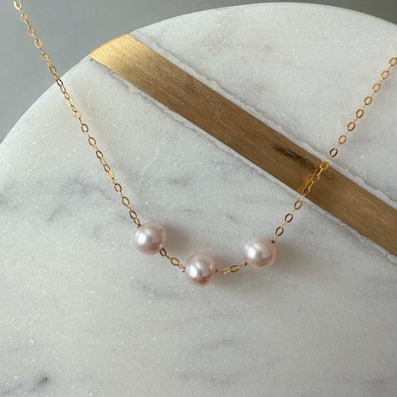 Timeless Triple Pearls Necklace