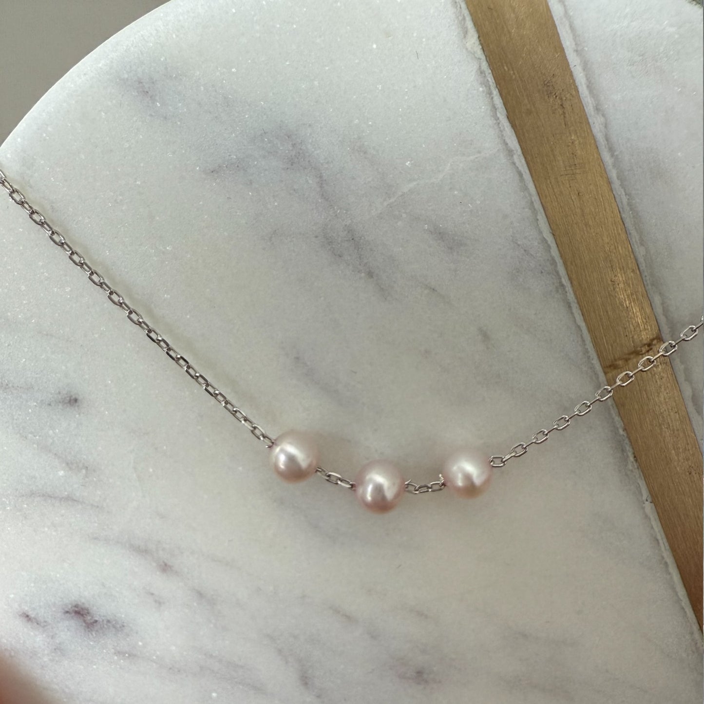 Timeless Triple Pearls Necklace