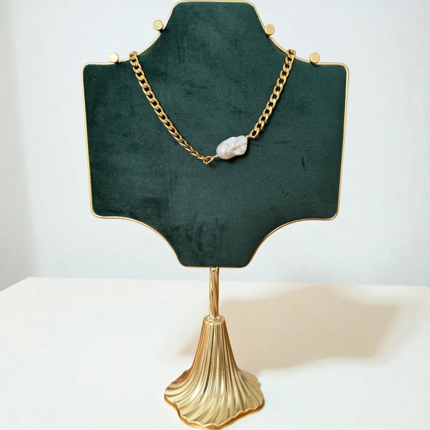 Bold Baroque Pearl Necklace